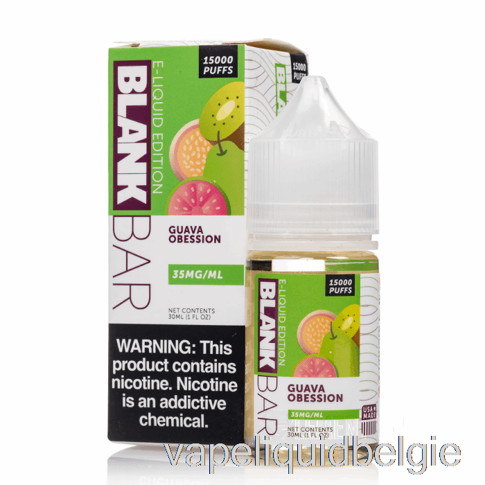 Vape Vloeibare Guave-obsessie - Blanco Staafzout - 30 Ml 35 Mg